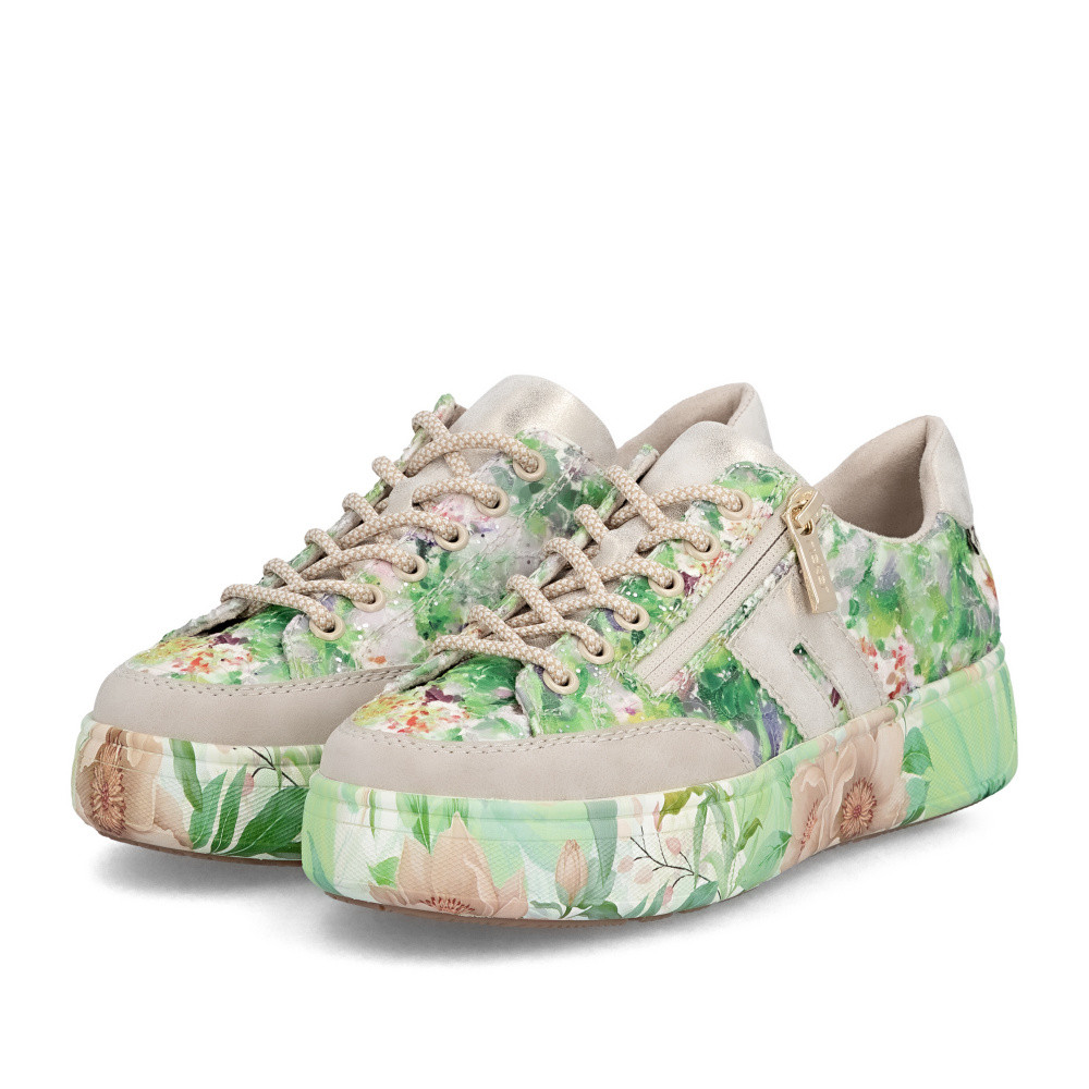 detail Dámské tenisky RIEKER M7711-91 zelená S6