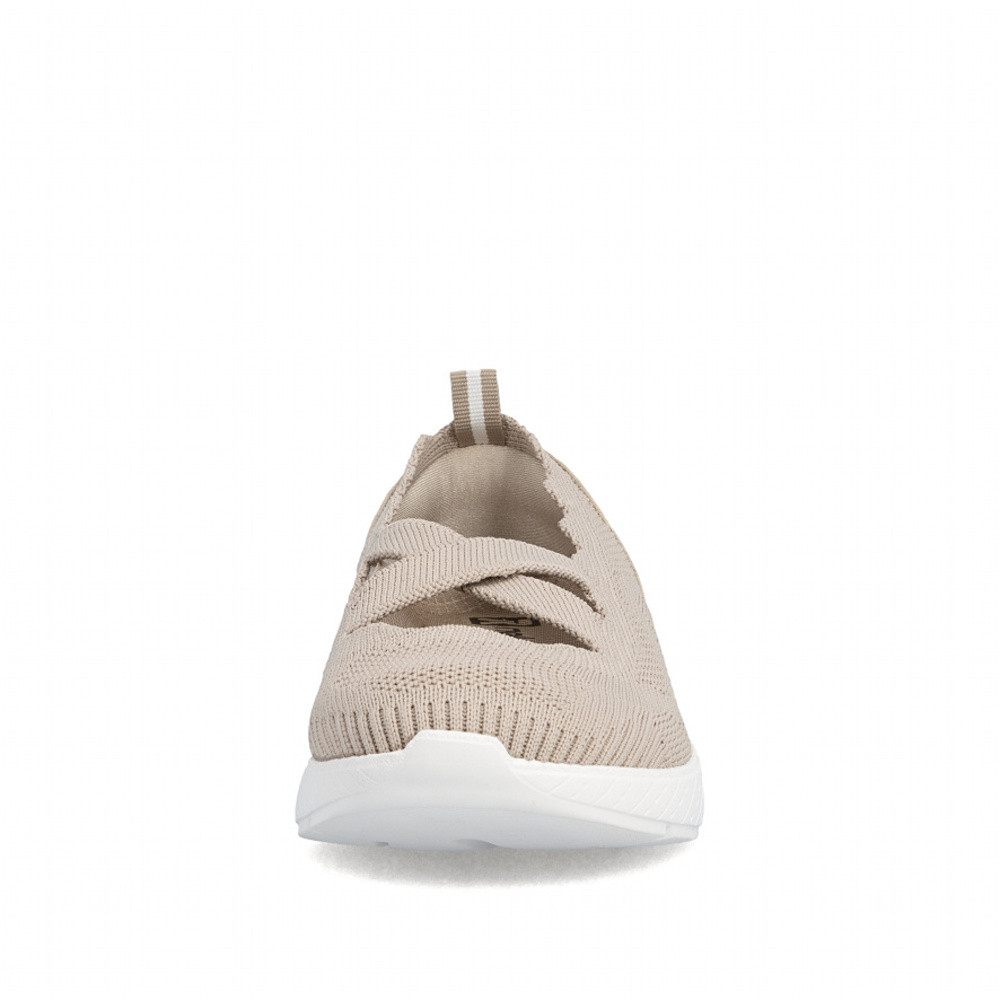 detail Dámské baleríny RIEKER M8554-62 béžová S6