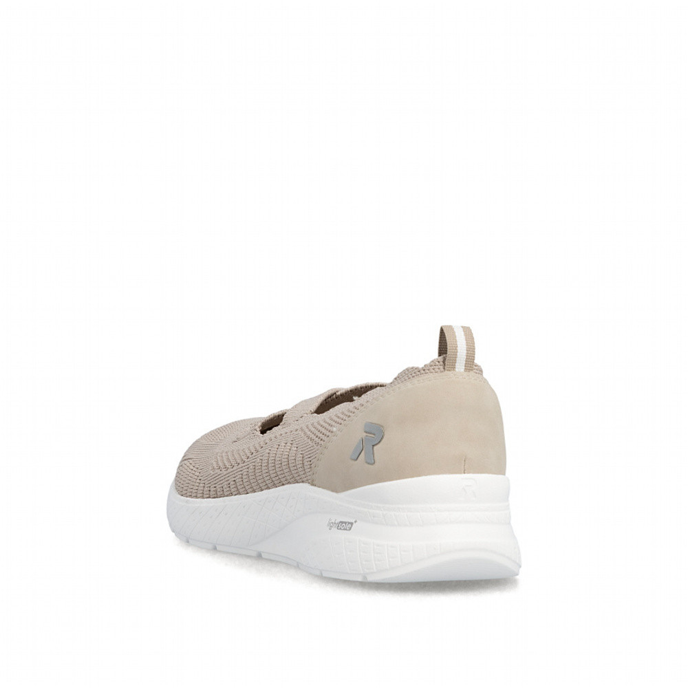 detail Dámské baleríny RIEKER M8554-62 béžová S6