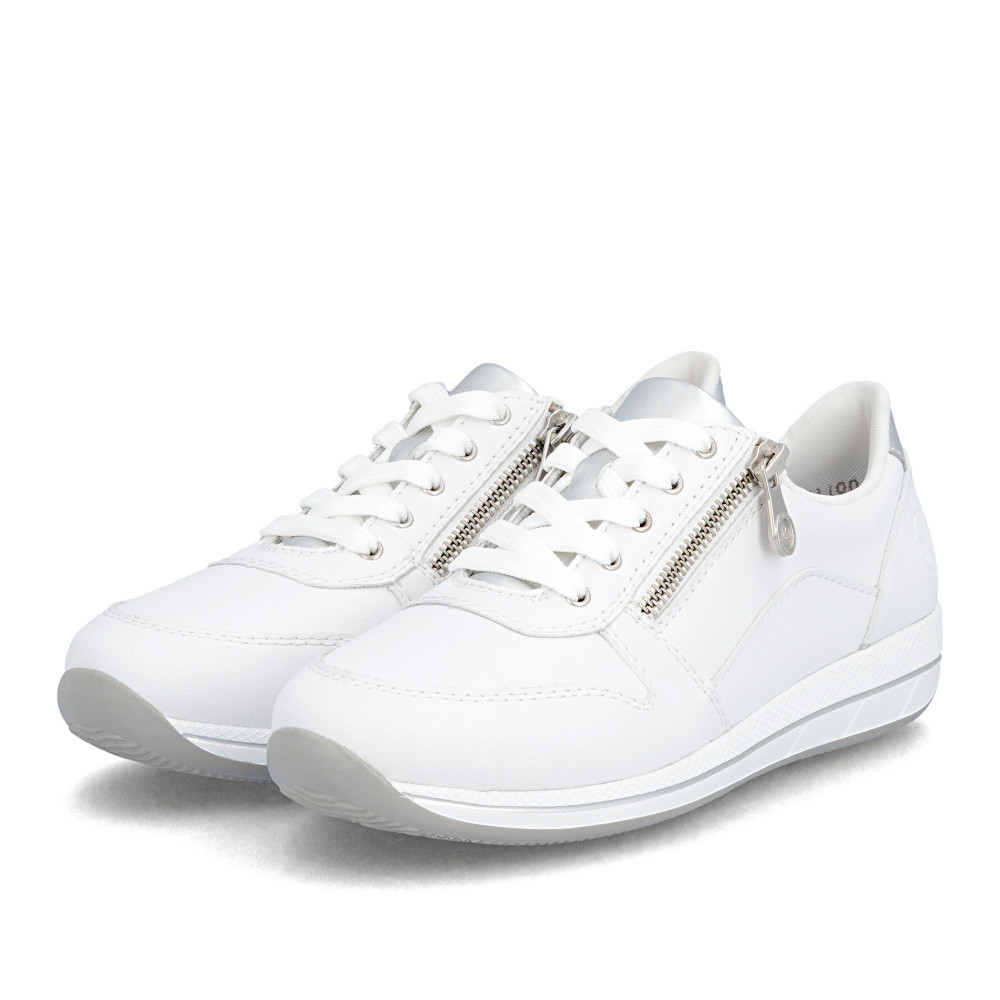 detail Dámské polobotky RIEKER N1100-81 bílá S6