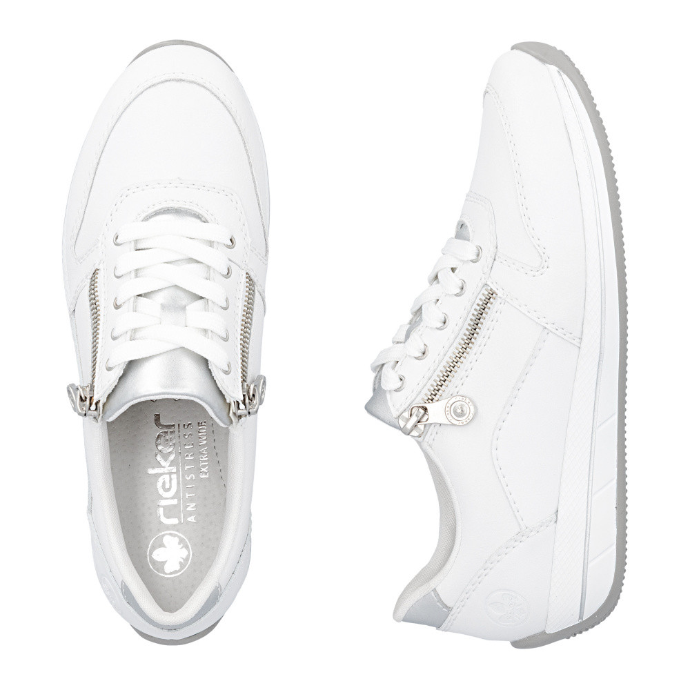 detail Dámské polobotky RIEKER N1100-81 bílá S6