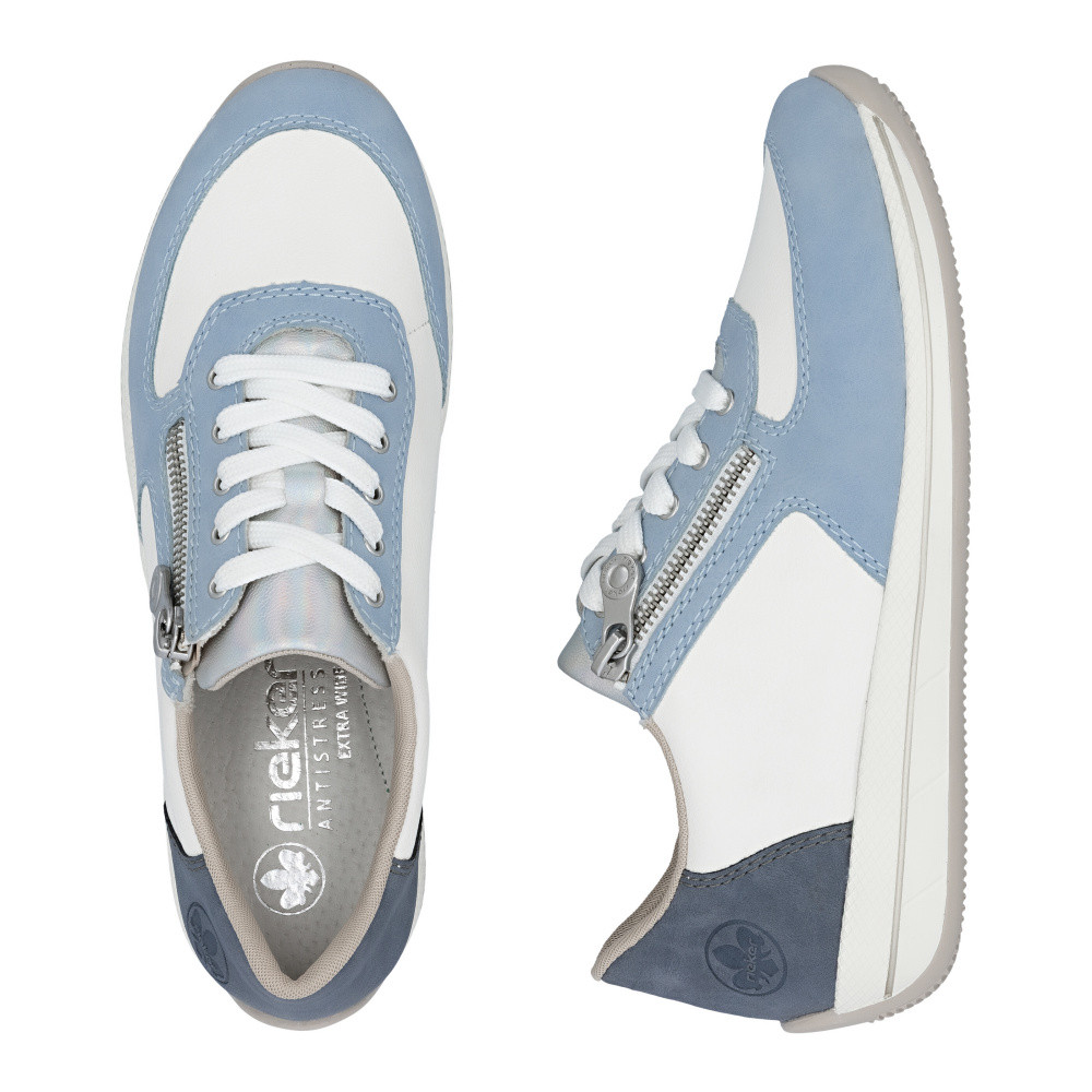 detail Dámské polobotky RIEKER N1112-10 modrá S6