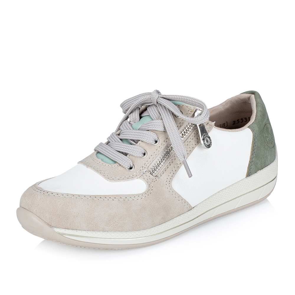 detail Dámské polobotky RIEKER N1112-92 bílá S6