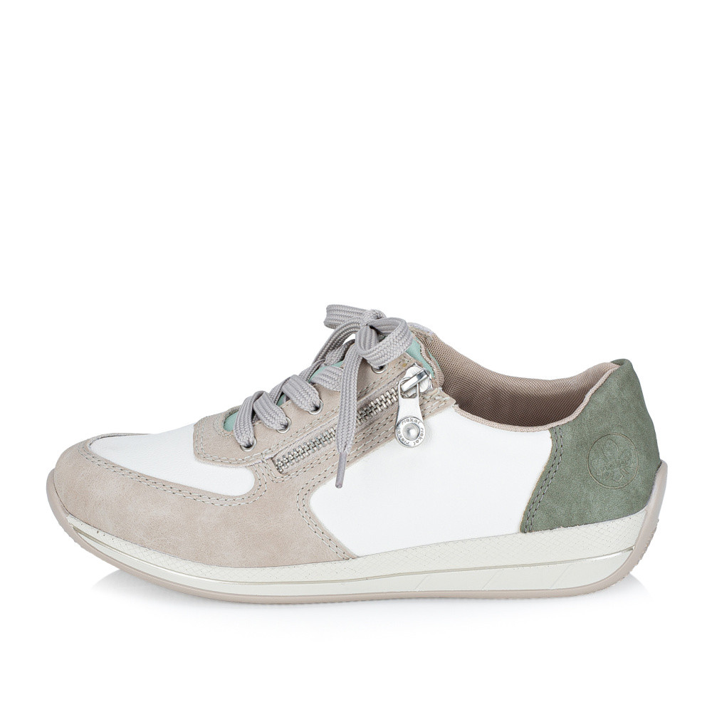 detail Dámské polobotky RIEKER N1112-92 bílá S6