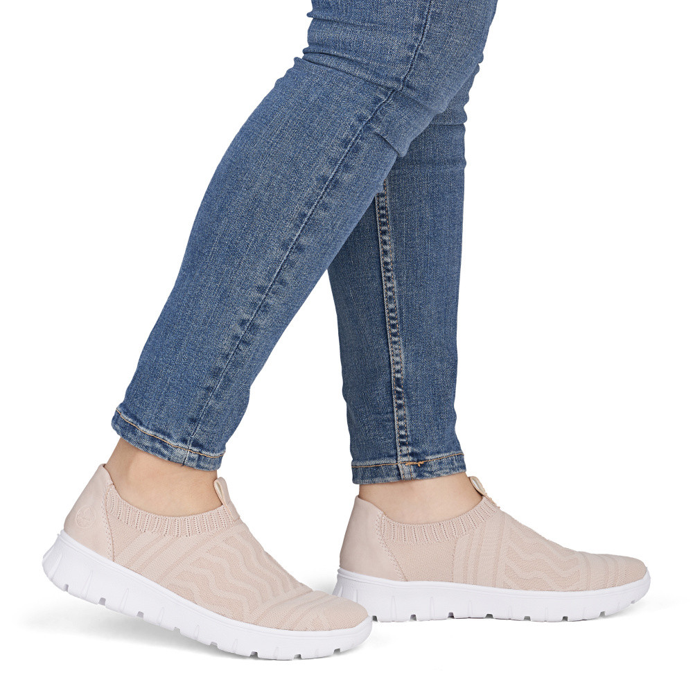 detail Dámské tenisky RIEKER N1354-31 růžová S6