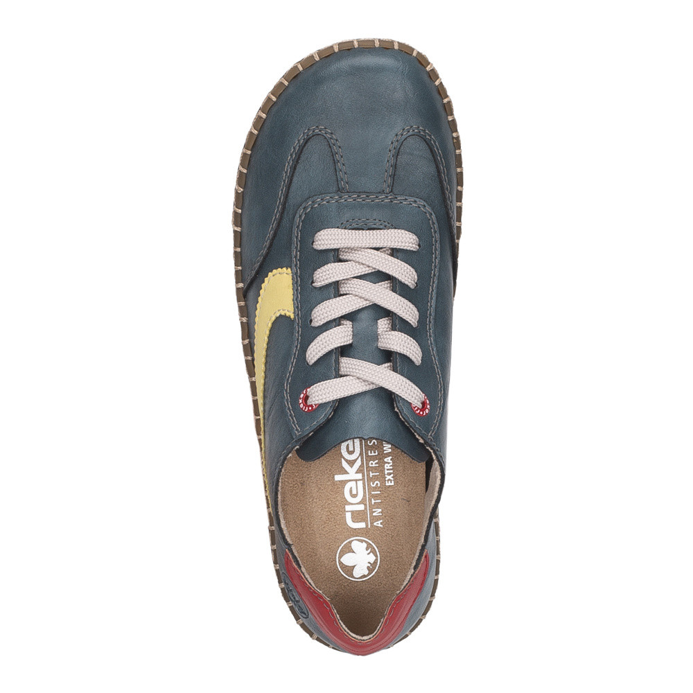 detail Dámské polobotky RIEKER N2400-14 modrá S6