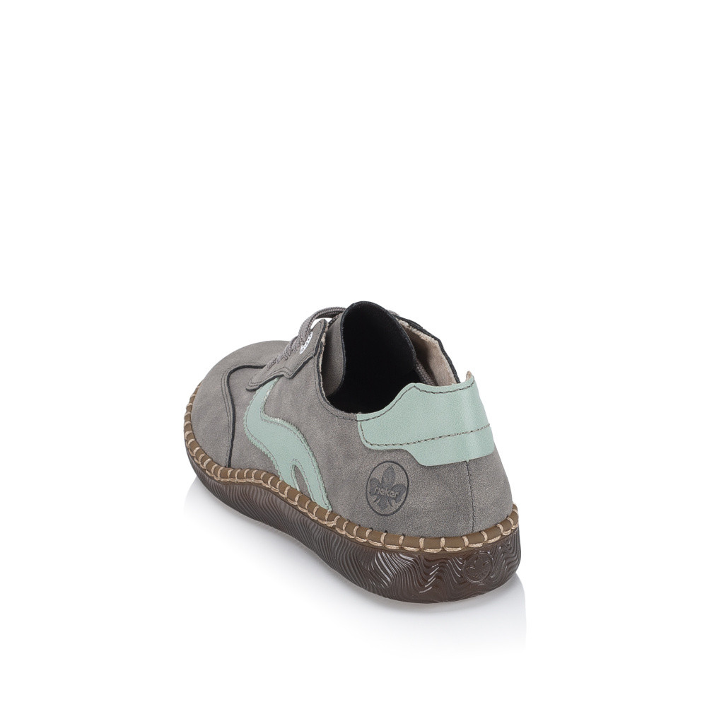 detail Dámské polobotky RIEKER N2400-40 šedá S6