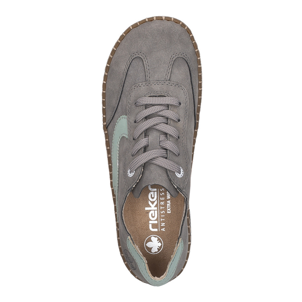 detail Dámské polobotky RIEKER N2400-40 šedá S6