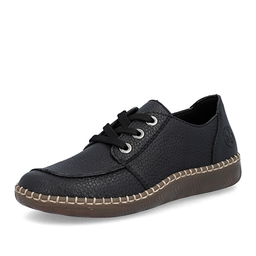 detail Dámské polobotky RIEKER N2402-00 černá S6