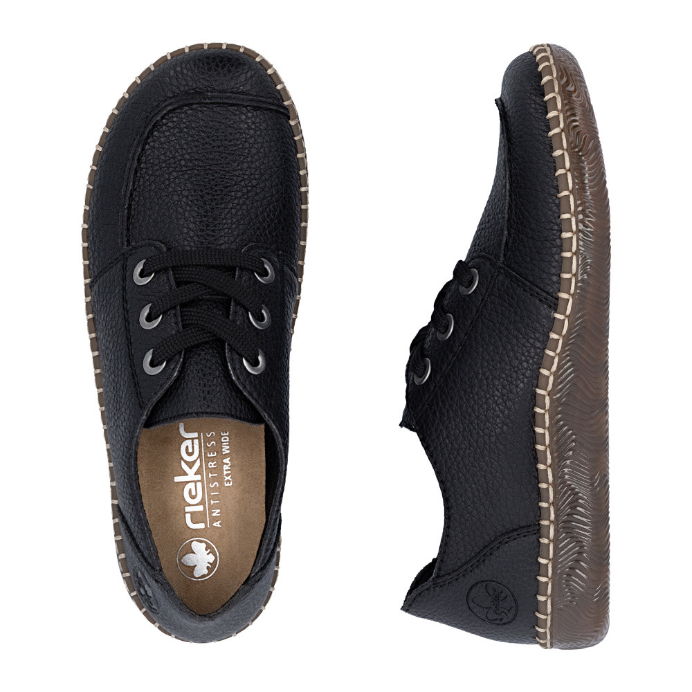 detail Dámské polobotky RIEKER N2402-00 černá S6