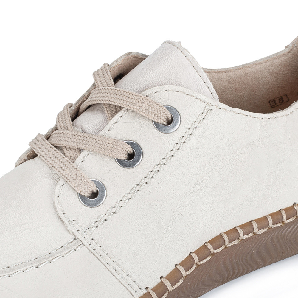 detail Dámské polobotky RIEKER N2402-60 béžová S6