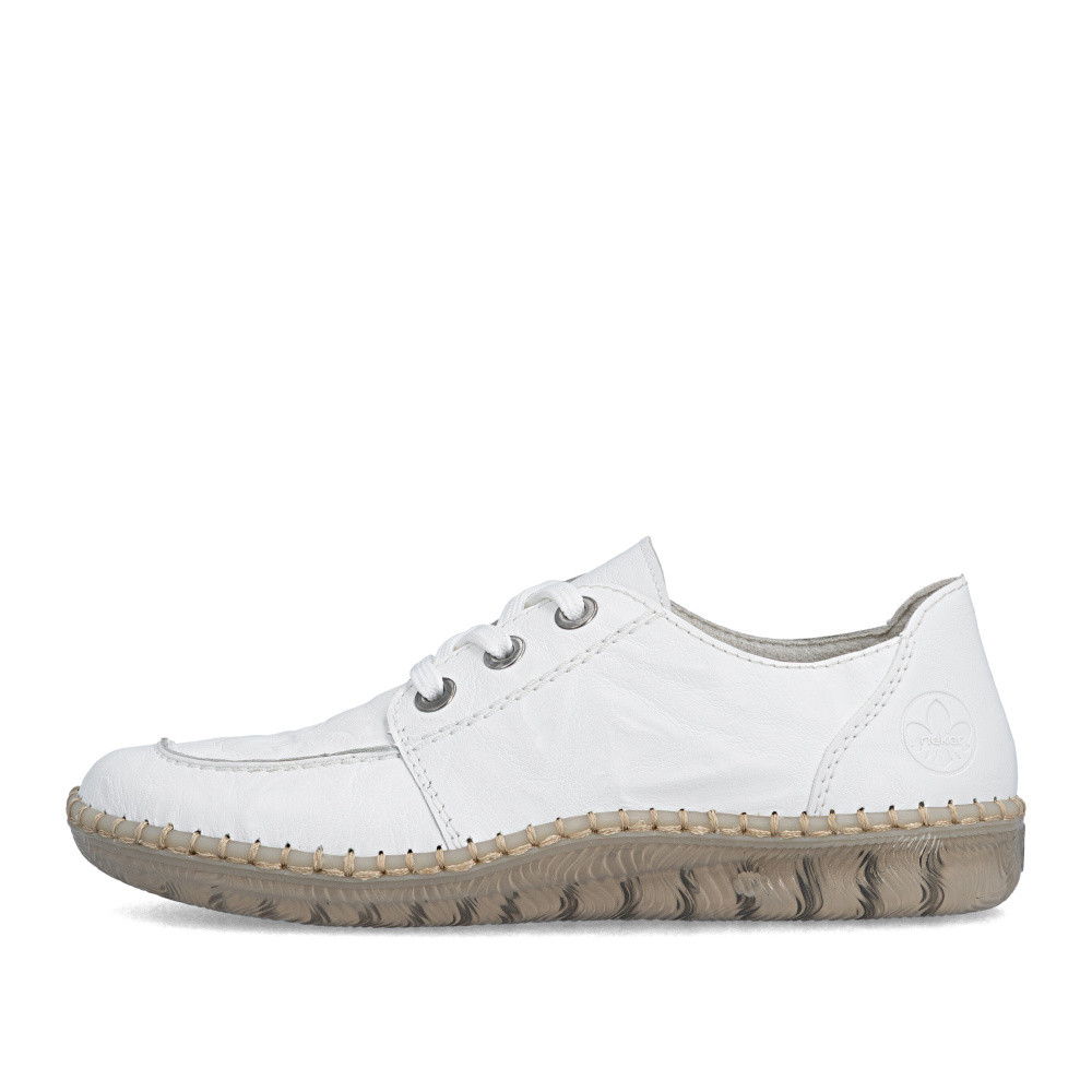 detail Dámské polobotky RIEKER N2402-80 bílá S6