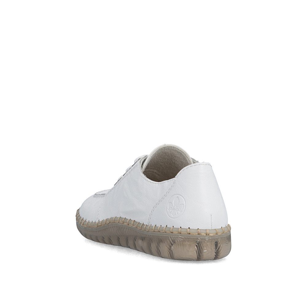 detail Dámské polobotky RIEKER N2402-80 bílá S6