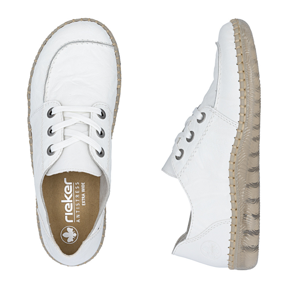 detail Dámské polobotky RIEKER N2402-80 bílá S6