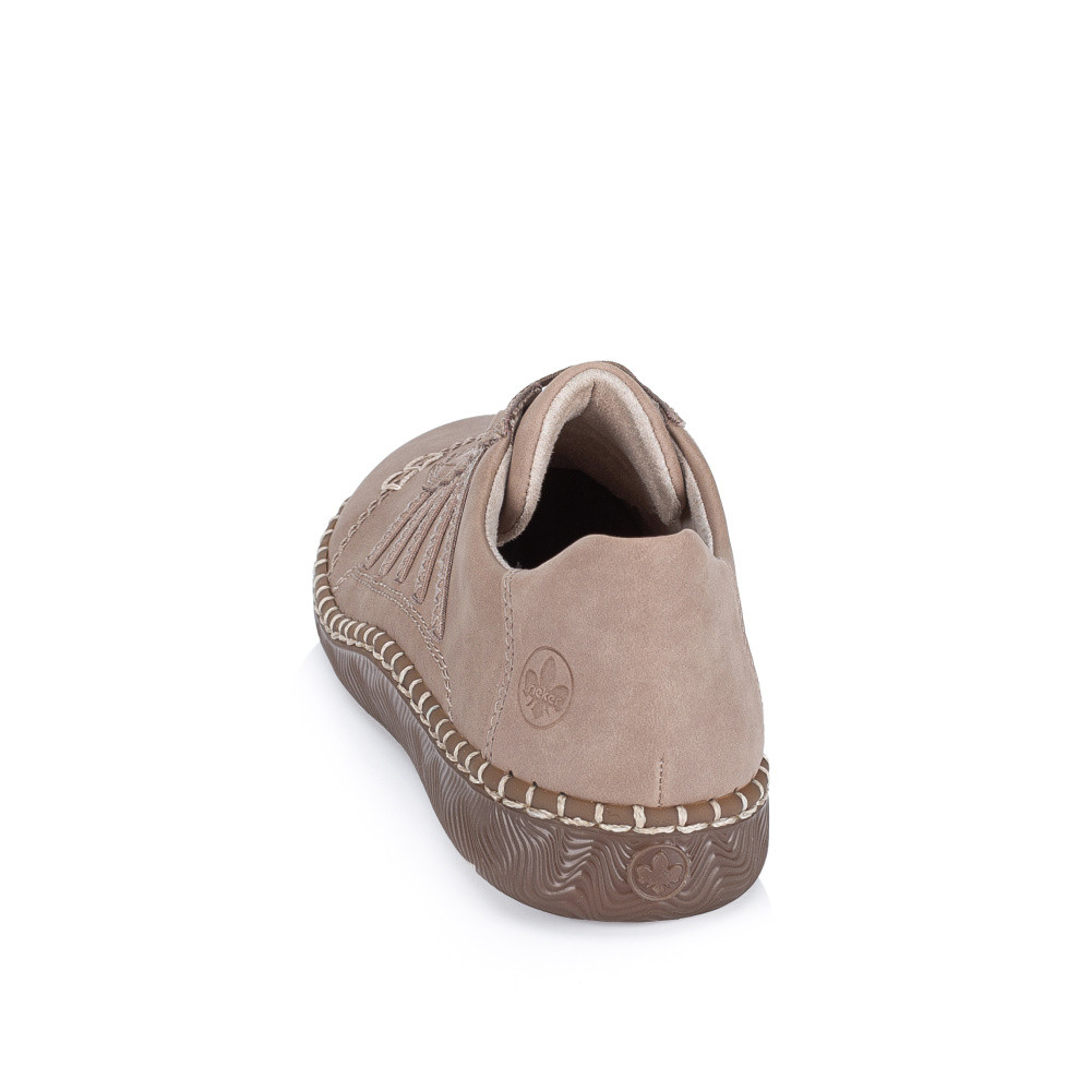 detail Dámské polobotky RIEKER N2450-20 béžová S6