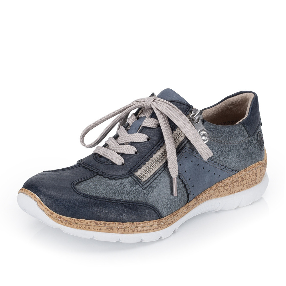 detail Dámské polobotky RIEKER N4221-14 modrá S6