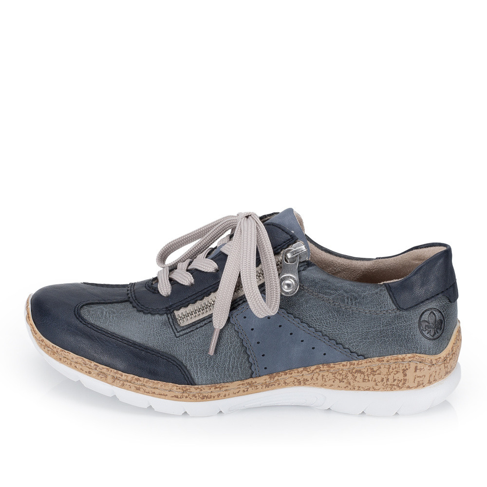 detail Dámské polobotky RIEKER N4221-14 modrá S6