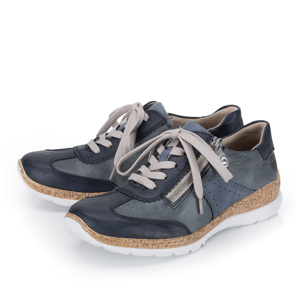 detail Dámské polobotky RIEKER N4221-14 modrá S6