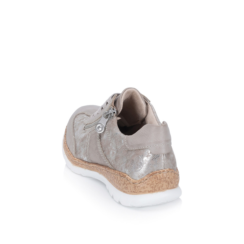 detail Dámské polobotky RIEKER N4221-90 béžová S6