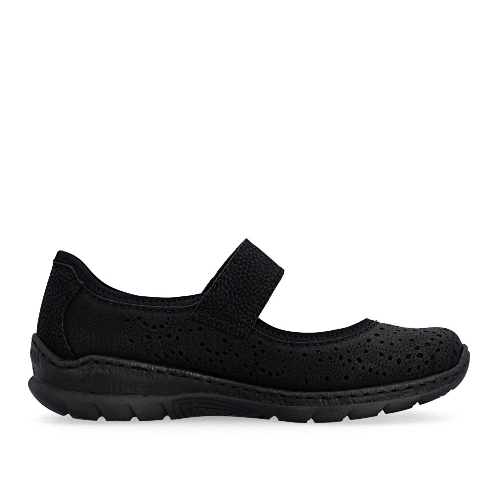 detail Dámské baleríny RIEKER N4299-00 černá S6