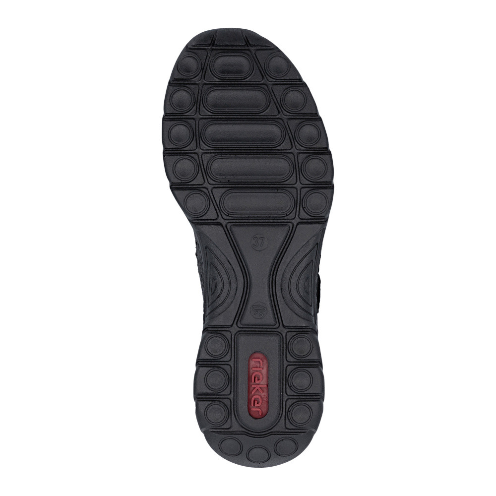 detail Dámské baleríny RIEKER N4299-00 černá S6