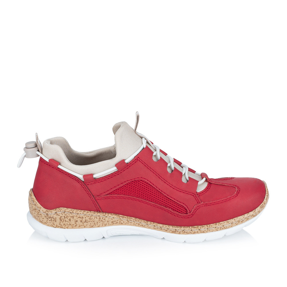 detail Dámské polobotky RIEKER N42F9-33 červená S6