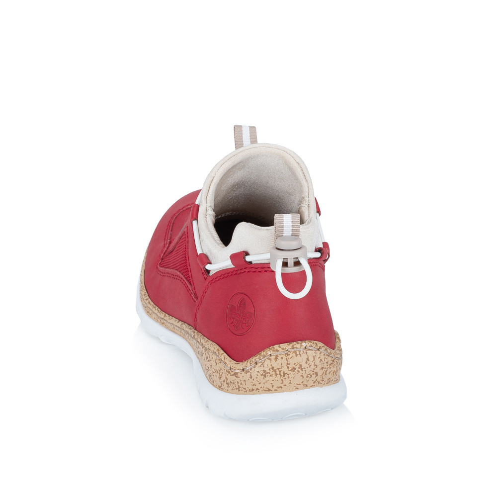 detail Dámské polobotky RIEKER N42F9-33 červená S6