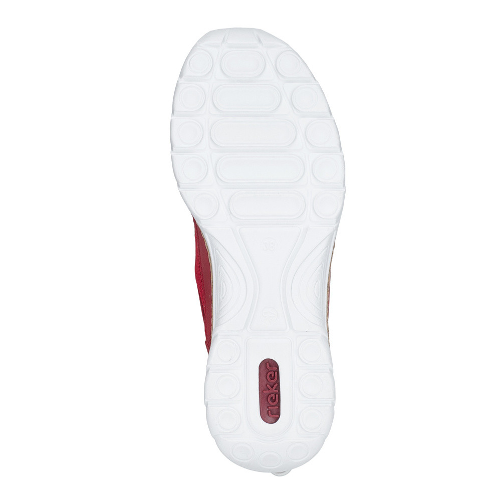 detail Dámské polobotky RIEKER N42F9-33 červená S6