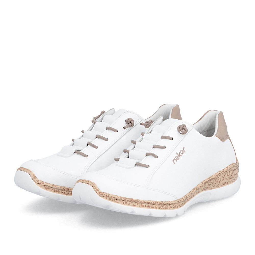 detail Dámské polobotky RIEKER N42K5-80 bílá S6