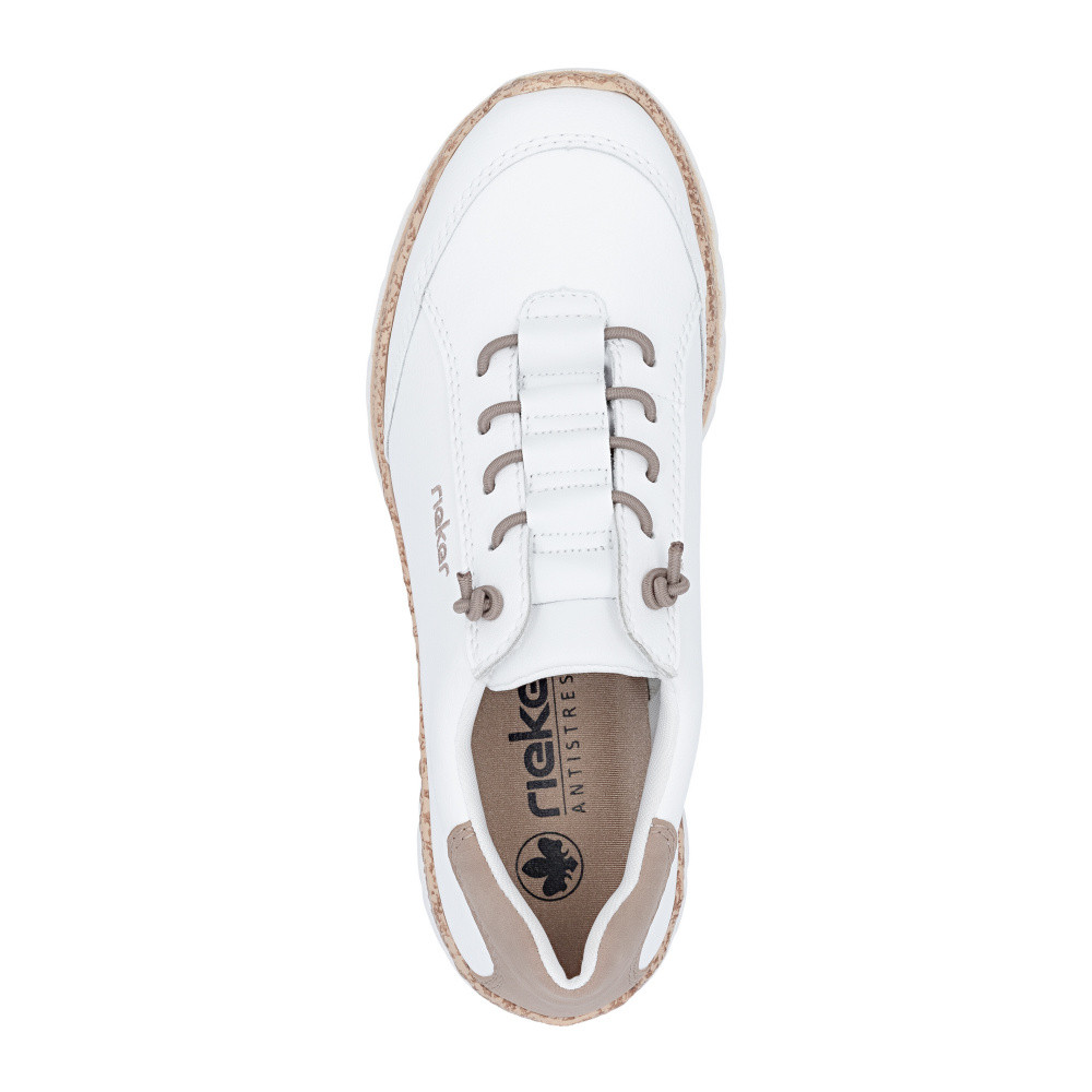 detail Dámské polobotky RIEKER N42K5-80 bílá S6