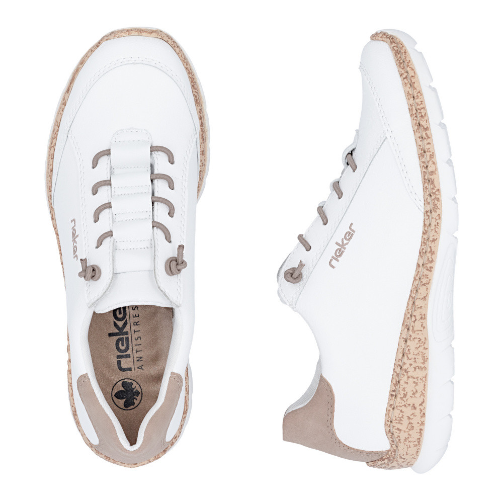 detail Dámské polobotky RIEKER N42K5-80 bílá S6