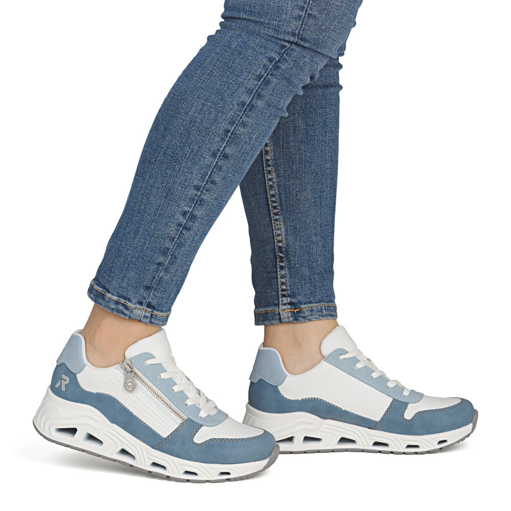 detail Dámské tenisky RIEKER N5204-12 modrá S6