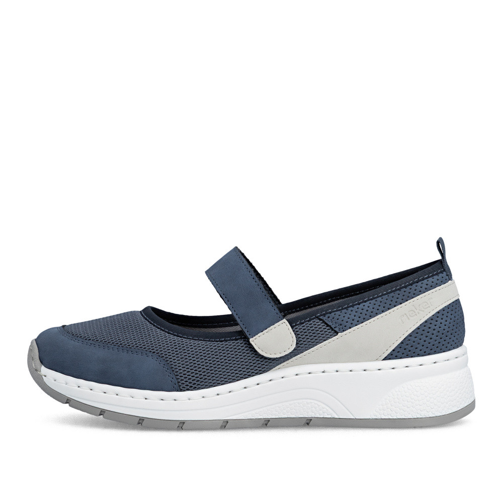 detail Dámské baleríny RIEKER N6554-12 modrá S6