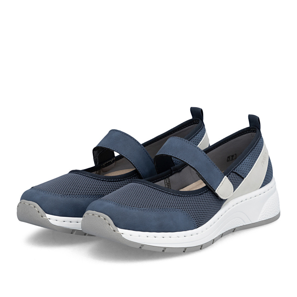 detail Dámské baleríny RIEKER N6554-12 modrá S6