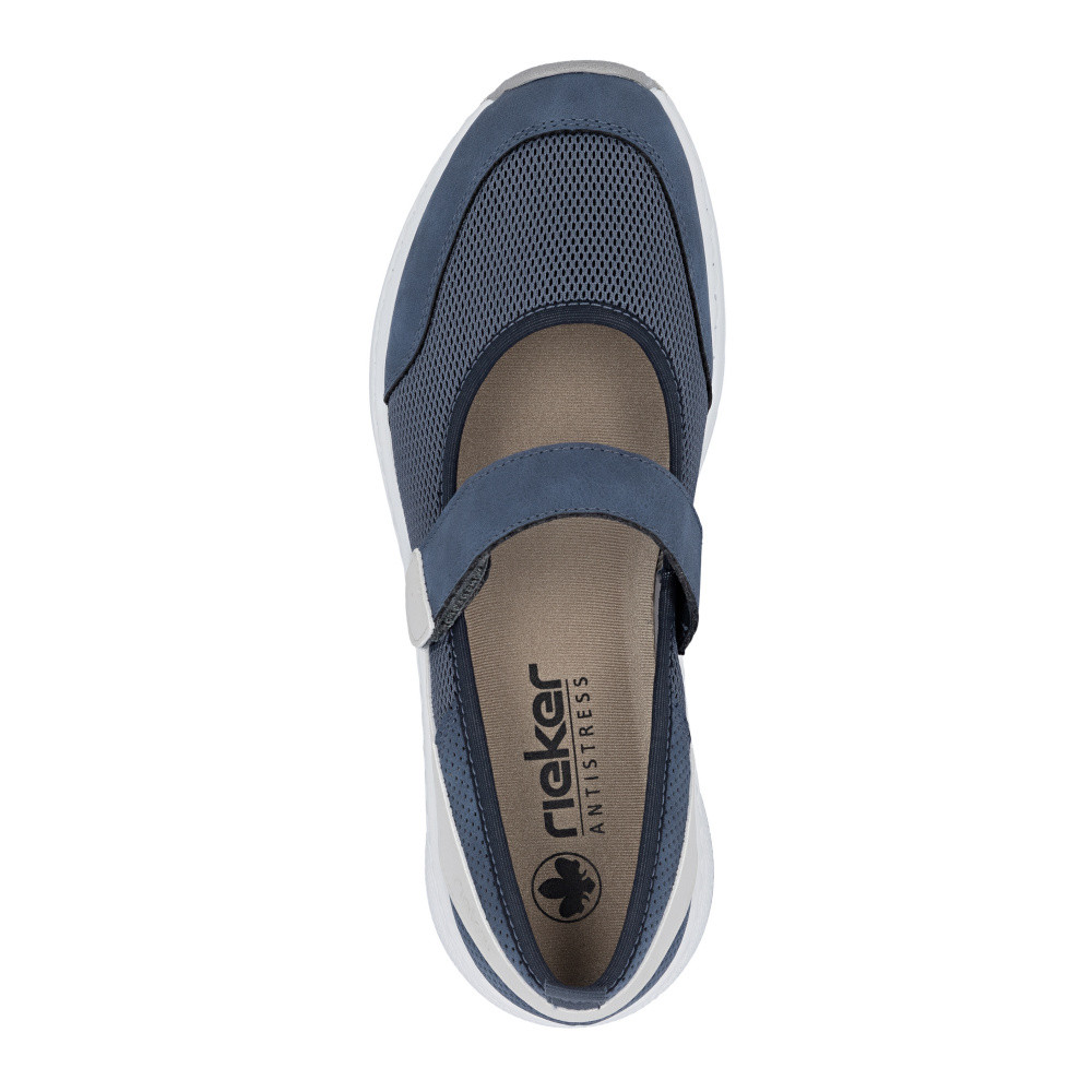 detail Dámské baleríny RIEKER N6554-12 modrá S6