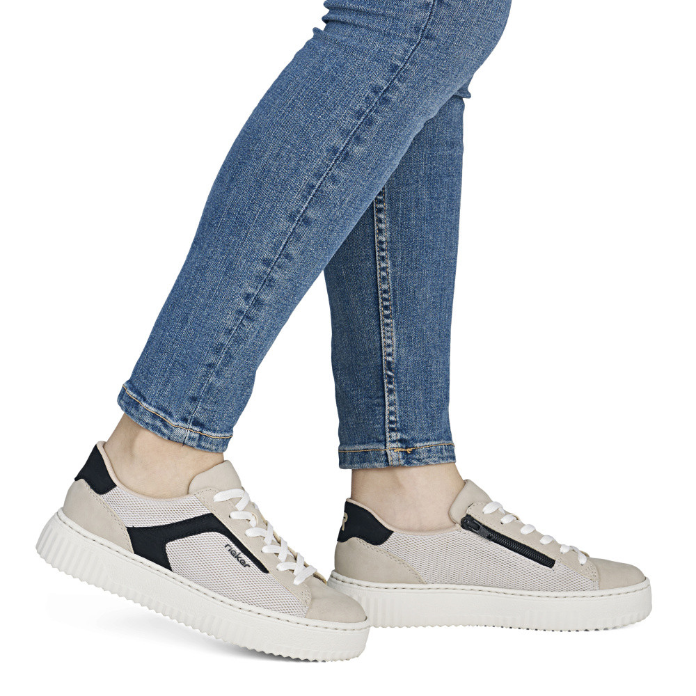 detail Dámské tenisky RIEKER N9900-60 béžová S6