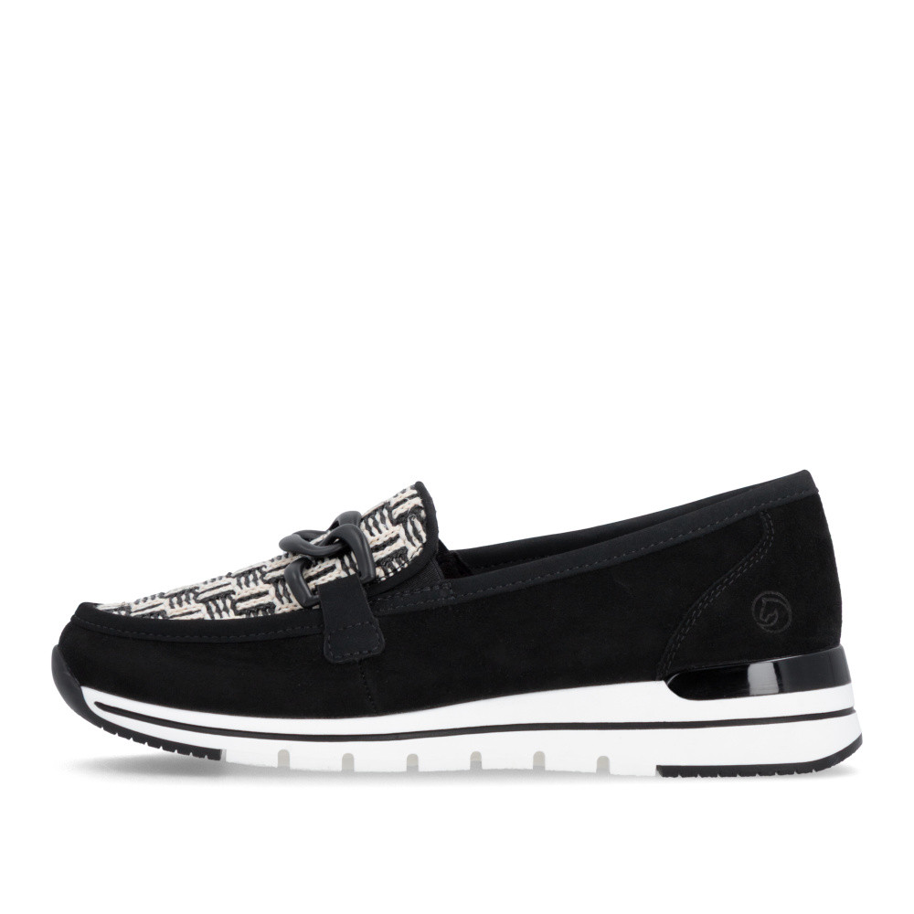 detail Dámské mokasíny REMONTE R6718-03 černá S6