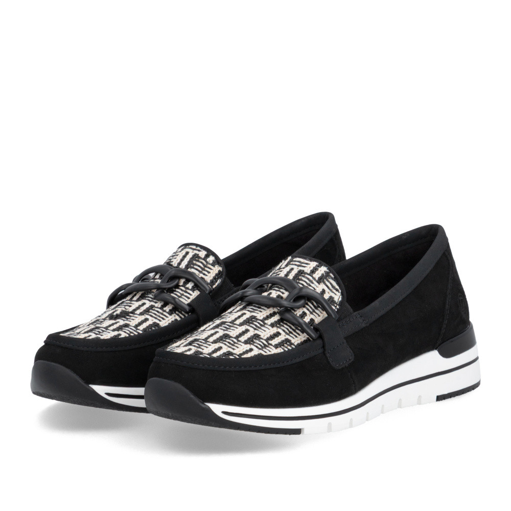 detail Dámské mokasíny REMONTE R6718-03 černá S6