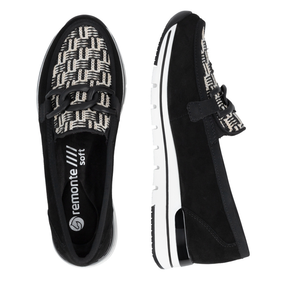 detail Dámské mokasíny REMONTE R6718-03 černá S6