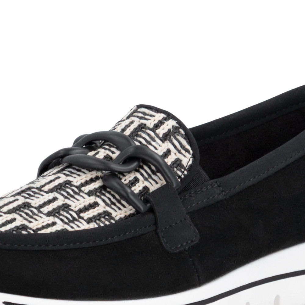 detail Dámské mokasíny REMONTE R6718-03 černá S6