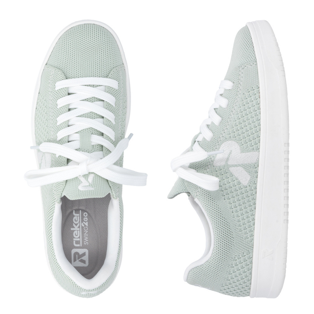 detail Dámské tenisky RIEKER W1904-52 zelená S6