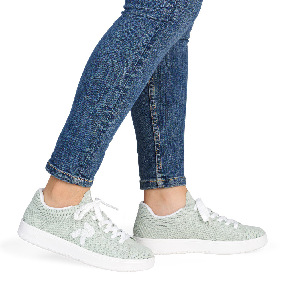 detail Dámské tenisky RIEKER W1904-52 zelená S6