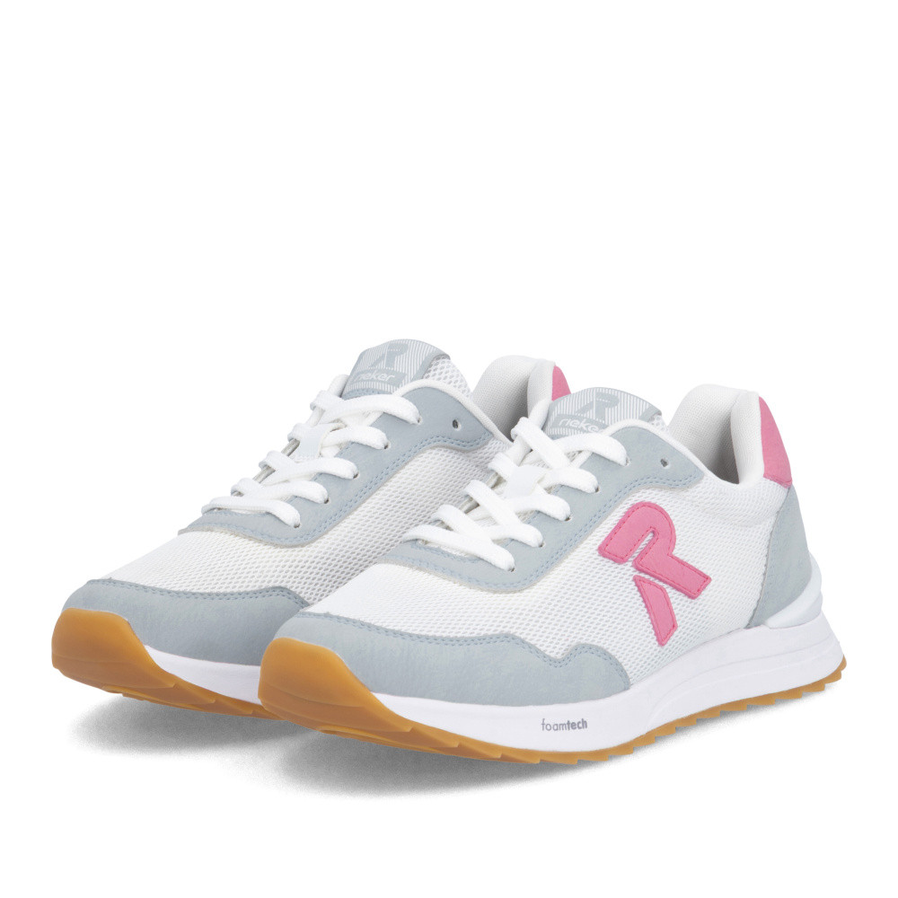 detail Dámské tenisky RIEKER W2404-81 bílá S6