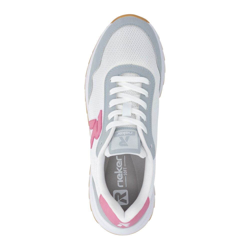 detail Dámské tenisky RIEKER W2404-81 bílá S6