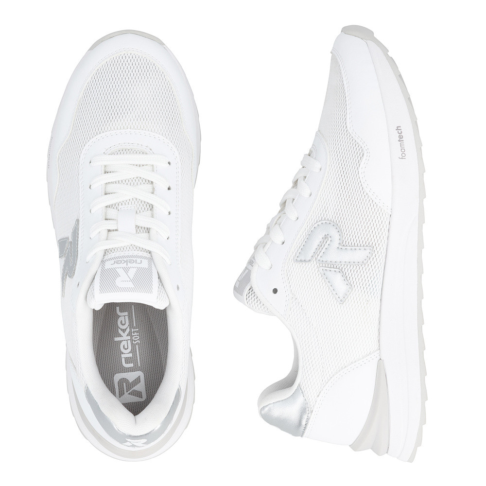 detail Dámské tenisky RIEKER W2404-82 bílá S6