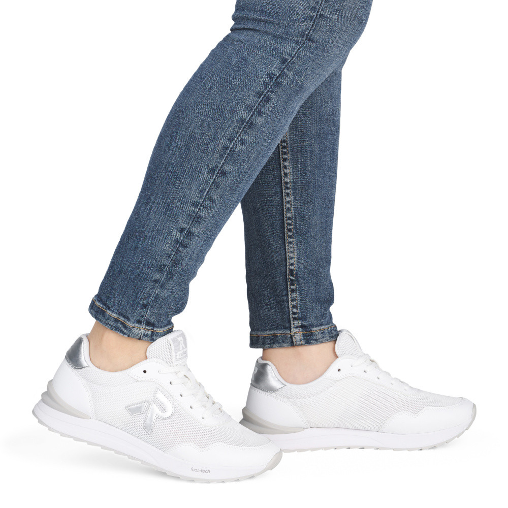 detail Dámské tenisky RIEKER W2404-82 bílá S6