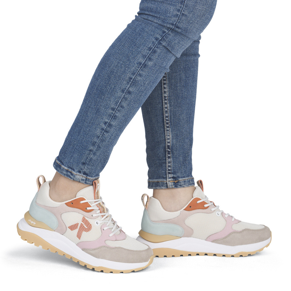 detail Dámské tenisky RIEKER W2506-61 béžová S6