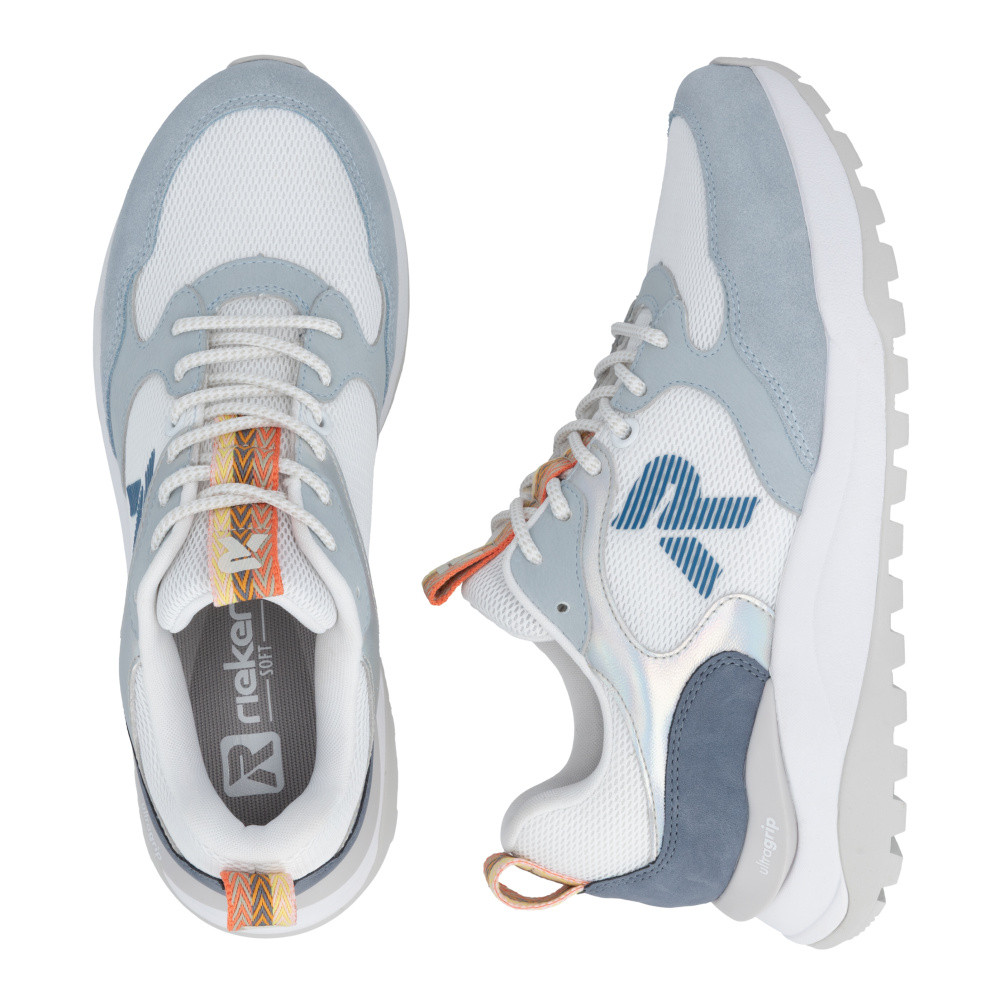 detail Dámské tenisky RIEKER W2506-80 bílá S6