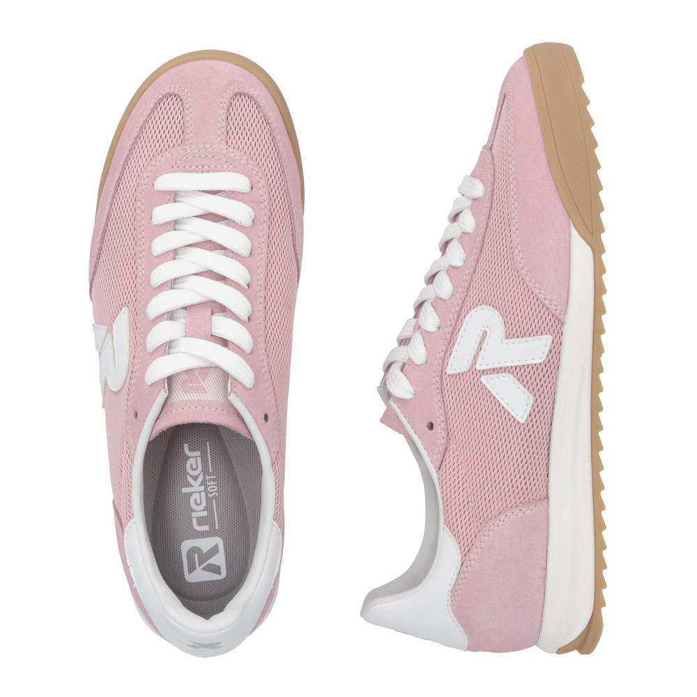 detail Dámské tenisky RIEKER W4000-31 růžová S6