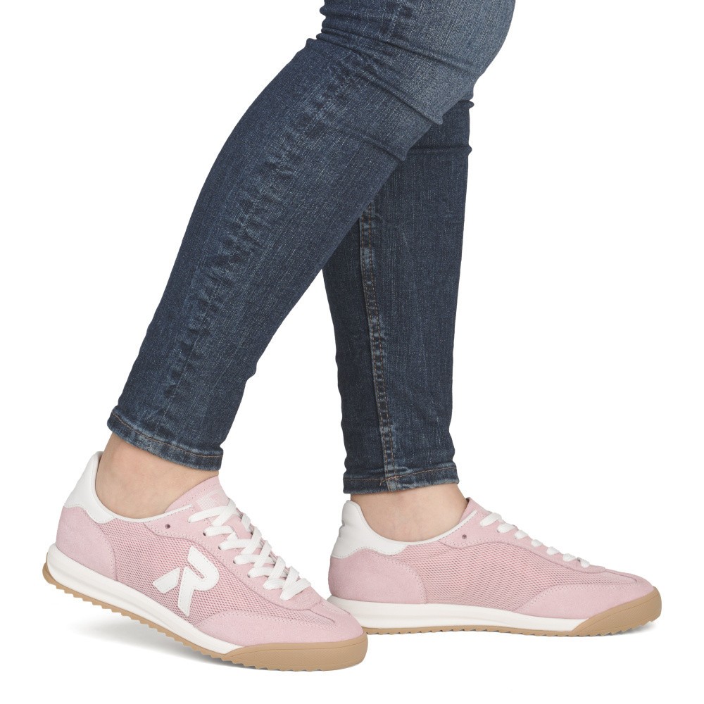 detail Dámské tenisky RIEKER W4000-31 růžová S6